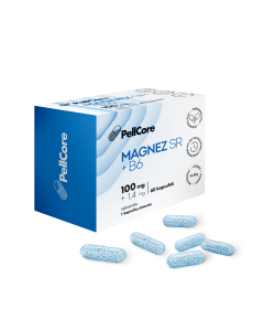 PellCore Magnez SR + B6, 60 kapsułek