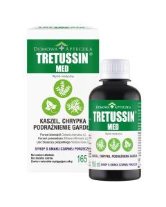 Tretussin Med, syrop, Kaszel, chrypka, podrażnienia gardła, 165 ml