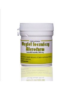 Węgiel leczniczy Microfarm, 200 mg, kapsułki, 20 szt.