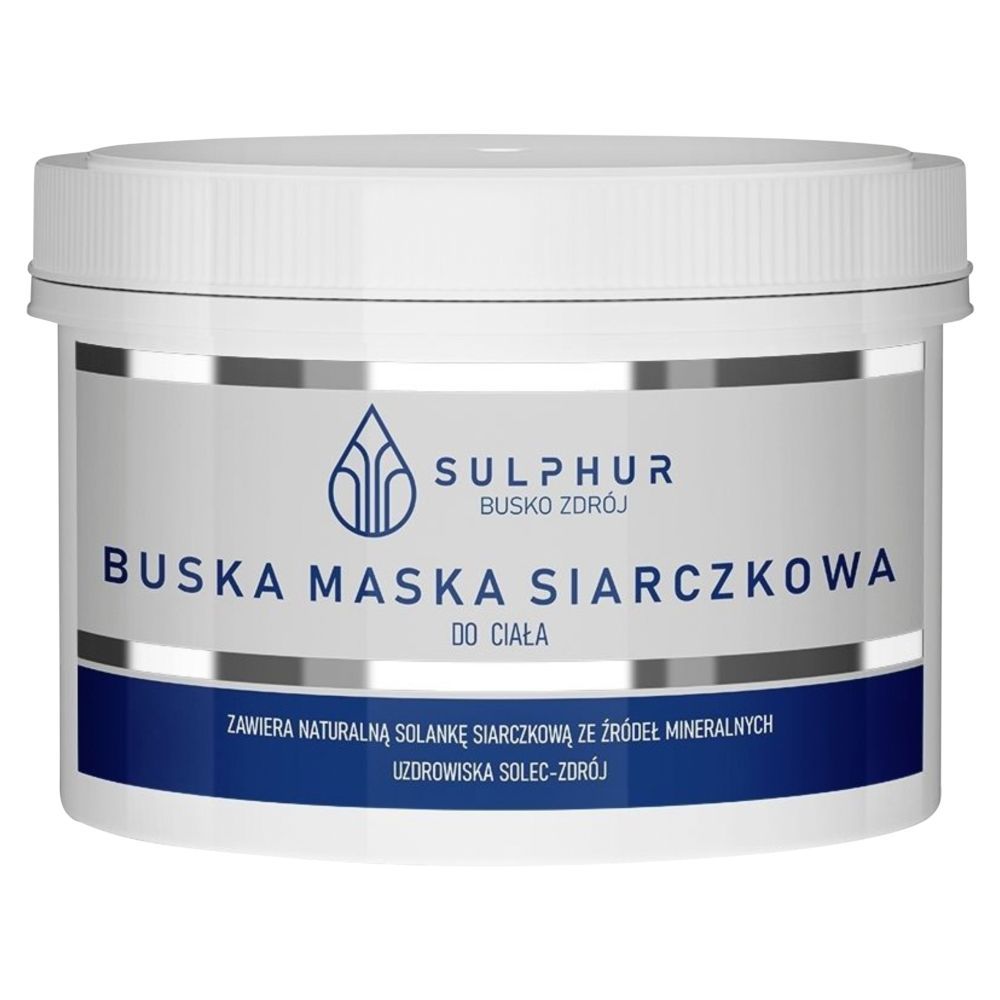 Sulphur Zdr&oacute;j, buska maska siarczkowa do ciała, 500 g