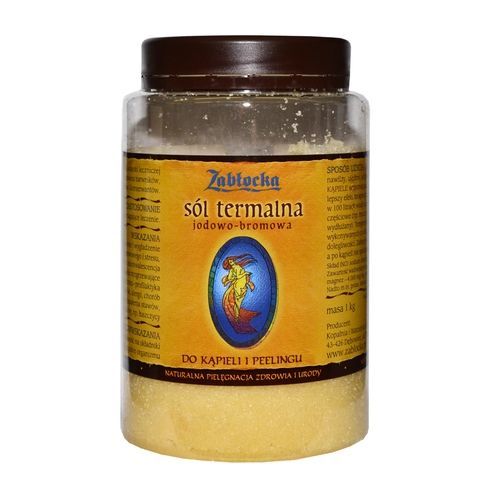 Zabłocka, jodowo-bromowa s&oacute;l termalna do kąpieli i peelingu, 1 kg