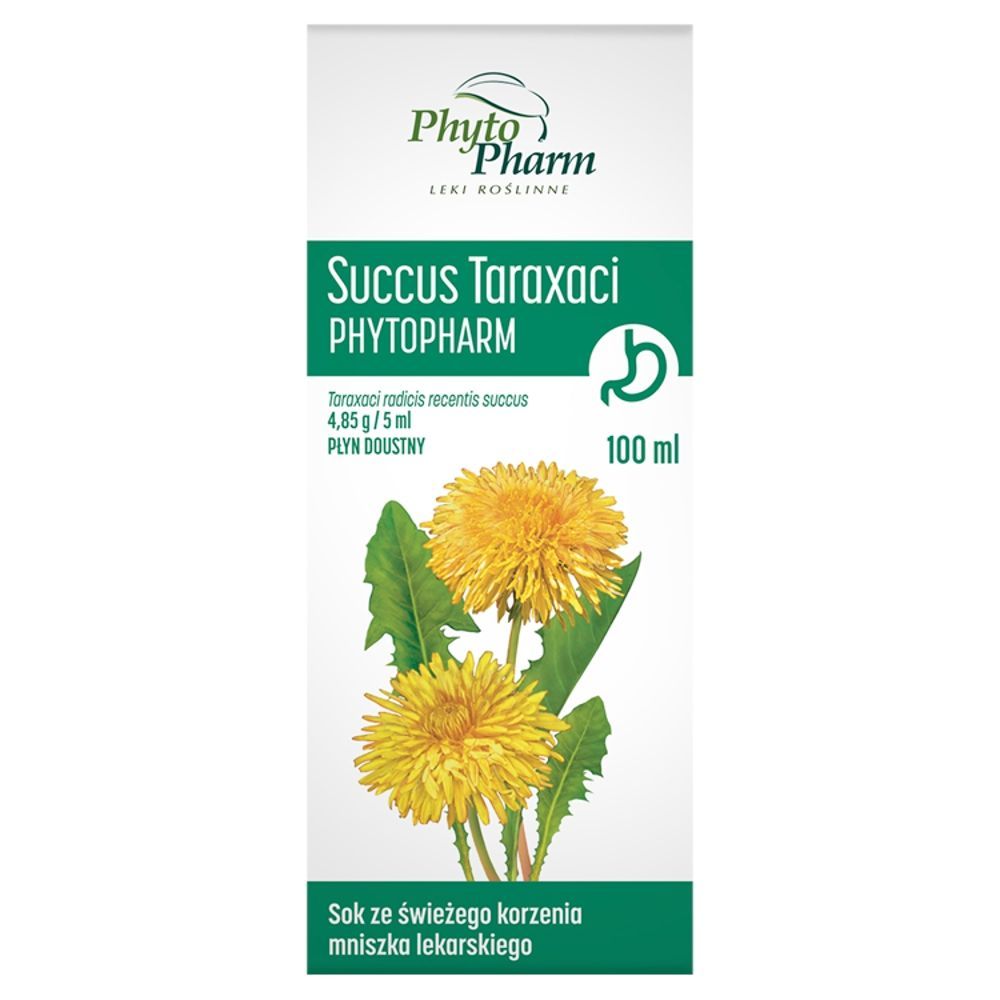 Succus Taraxaci, (Sok z mniszka), 100 ml
