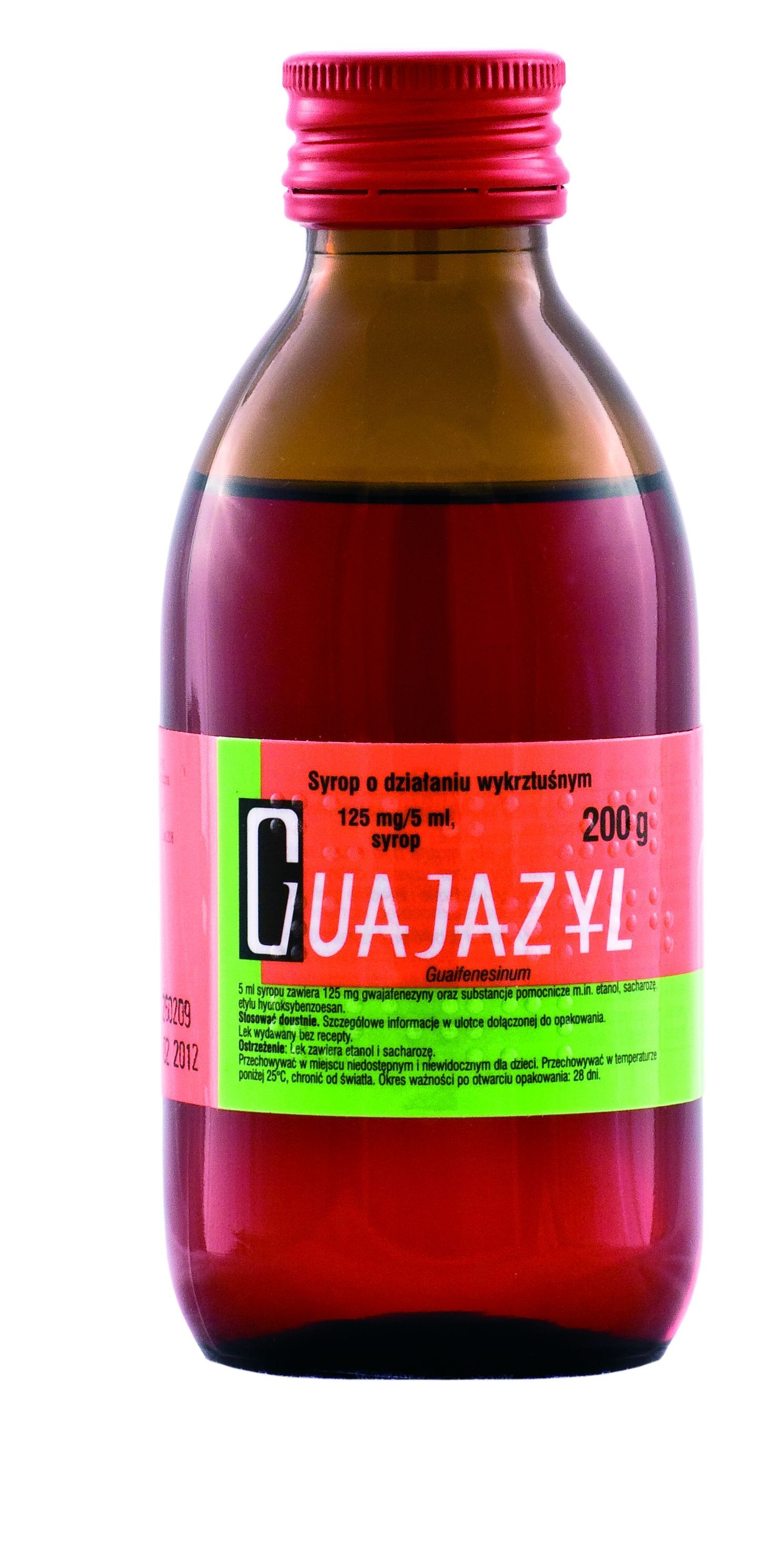 Guajazyl, 125 mg/5 ml, syrop, 200 g