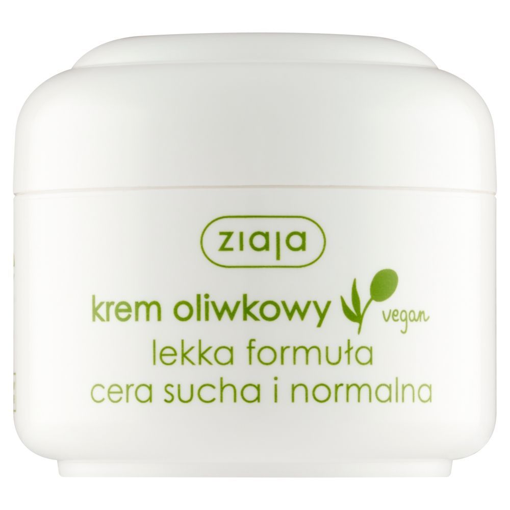 Ziaja, krem oliwkowy, lekka formuła, cera sucha i normalna, 50 ml