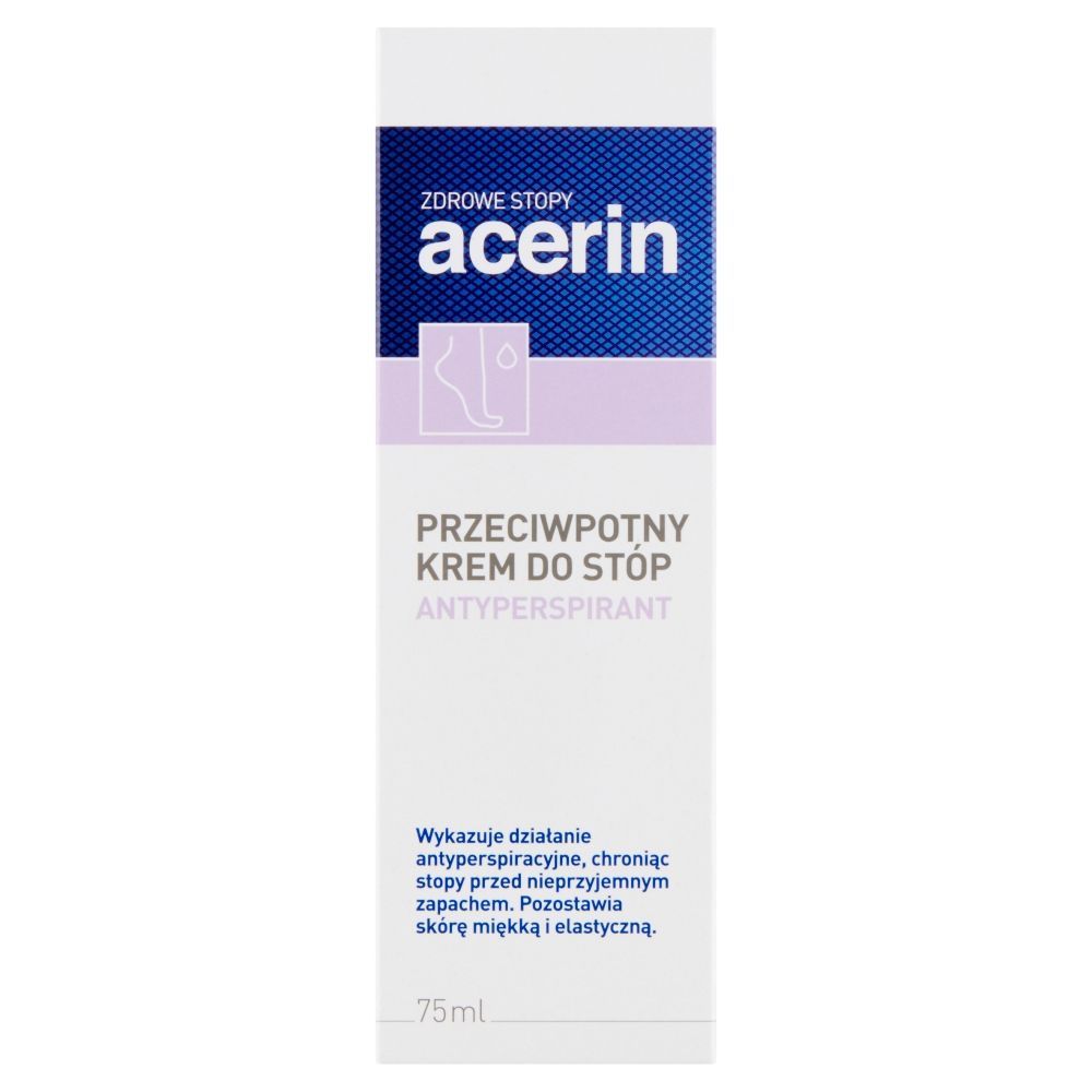 Acerin Perspirant, krem przeciwpotny do st&oacute;p, 75 ml