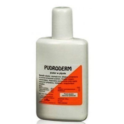 Pudroderm, (9,8 mg + 9,8 mg + 245 mg)/g, zawiesina na sk&oacute;rę, 140 g