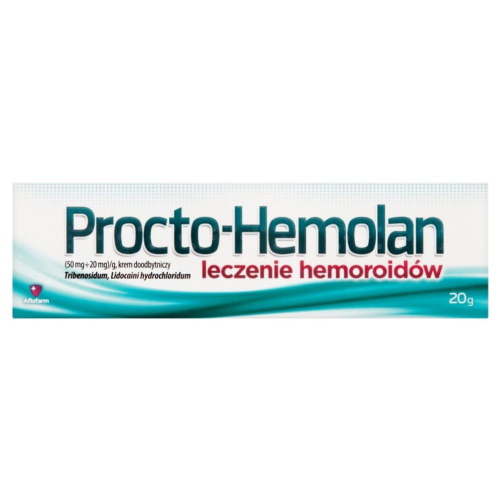 Procto-Hemolan, (50 mg+20 mg)/g, krem doodbytniczy, 20 g