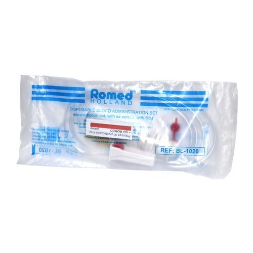 Przyrząd do przetaczania krwi, Romed, z igłą, 1 szt