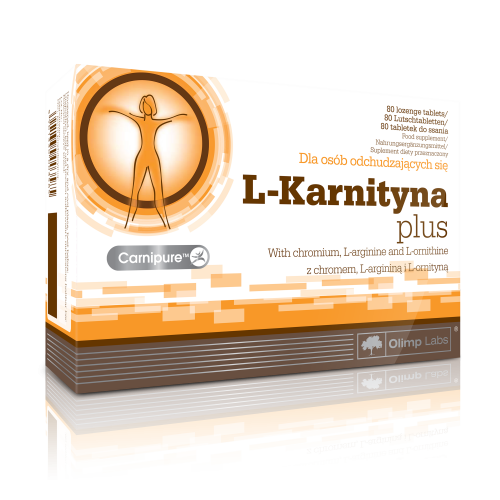 Olimp L-Karnityna Plus, tabletki do ssania, 80 szt.