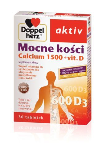 Doppelherz aktiv Mocne kości, tabletki, 30 szt.
