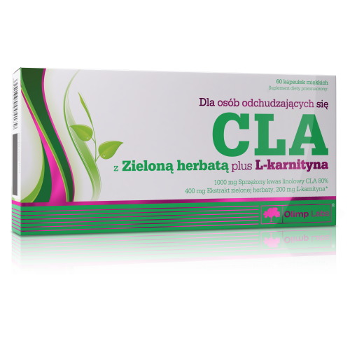 Olimp CLA z zieloną herbatą plus L-karnityna, kapsułki, 60 szt.