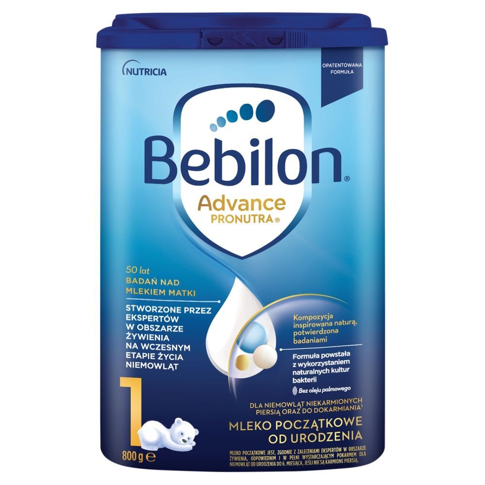 Bebilon Advance Pronutra 1, mleko początkowe od urodzenia, proszek, 800 g
