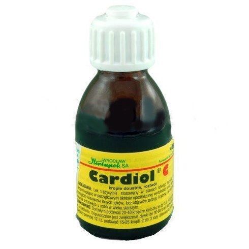 Cardiol C, (360 mg + 250 mg + 130 mg + 0,655 mg)/ml, krople doustne, 40 g