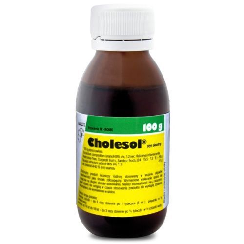 Raphacholin plus(Cholesol), 4,16g+0,51g/5ml,płyn doustny, 100g