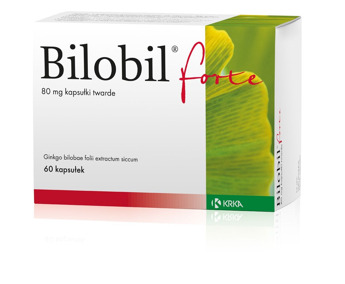 Bilobil Forte, 80 mg, kaps.twarde, 90 szt