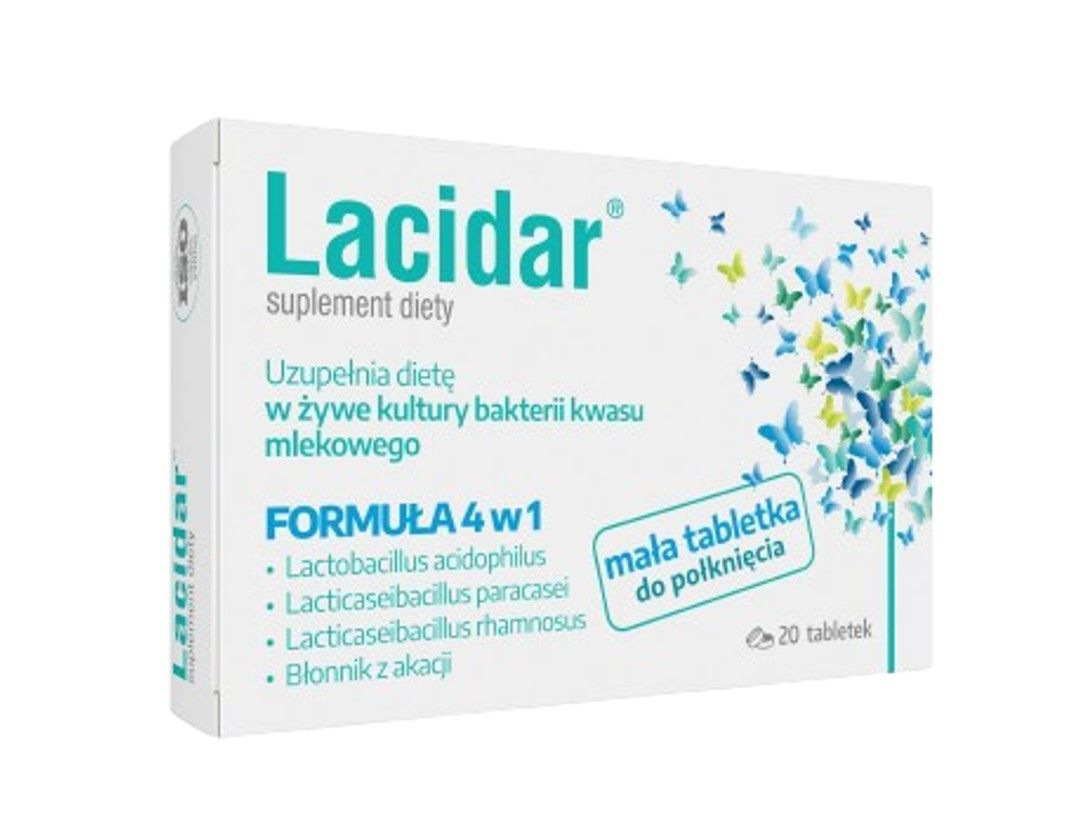 Lacidar, tabletki, 20 szt.