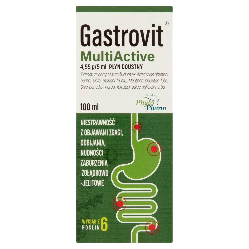 Gastrovit MultiActive, 4,55 g/5 ml, płyn doustny, 100 ml