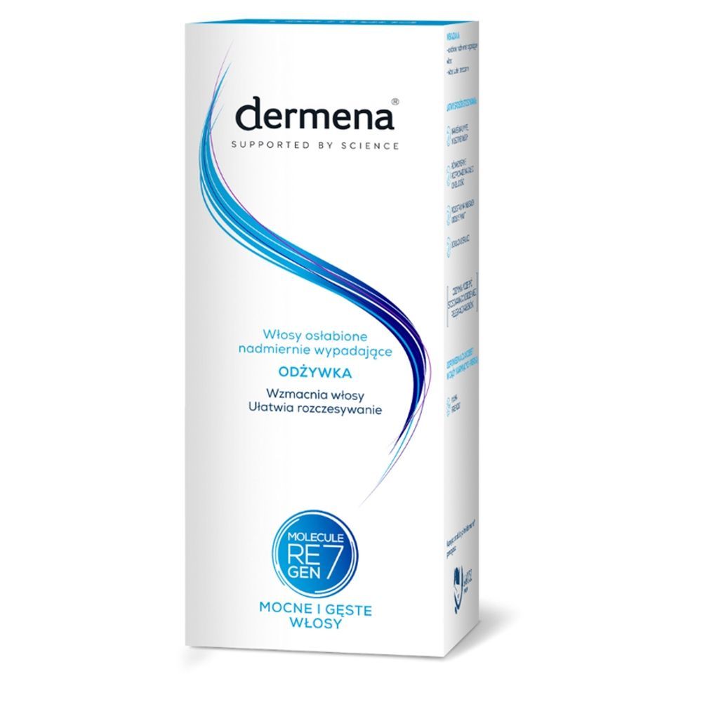 Dermena Hair Care, odżywka do włos&oacute;w wzmacniająca i ułatwiająca rozczesywanie, 200 ml