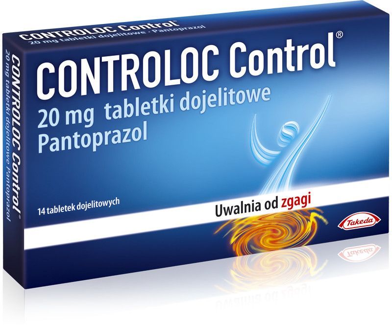 Controloc Control, 20 mg, tabletki dojelitowe, 14 szt.