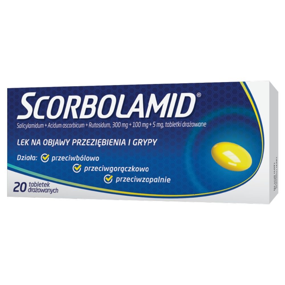 Scorbolamid, tabl.draz., 20 szt
