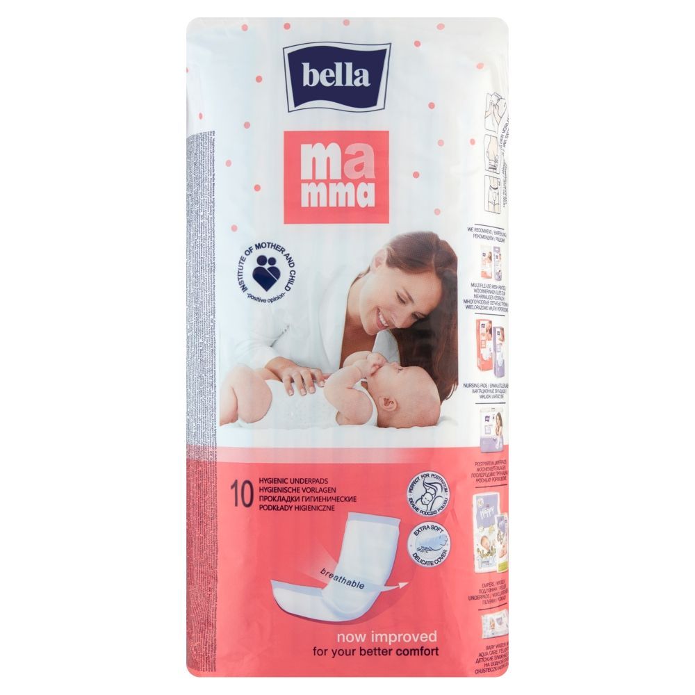 Bella Mamma, podkłady higieniczne, poporodowe, 10 szt.