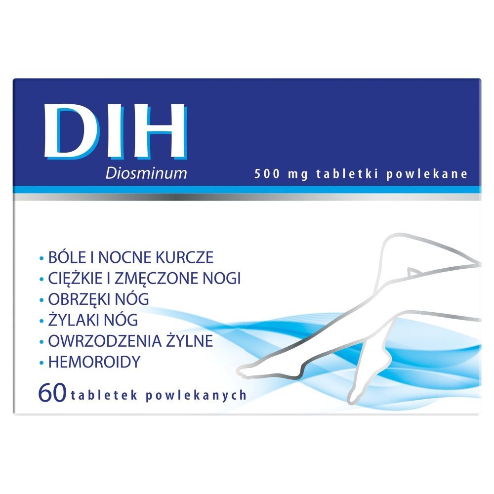 DIH, 500 mg, tabletki powlekane, 60 sztuk