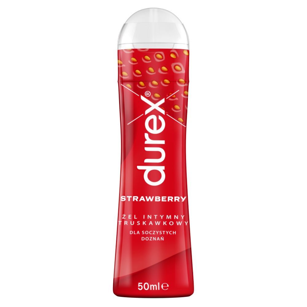 Durex Strawberry, żel intymny, 50 ml