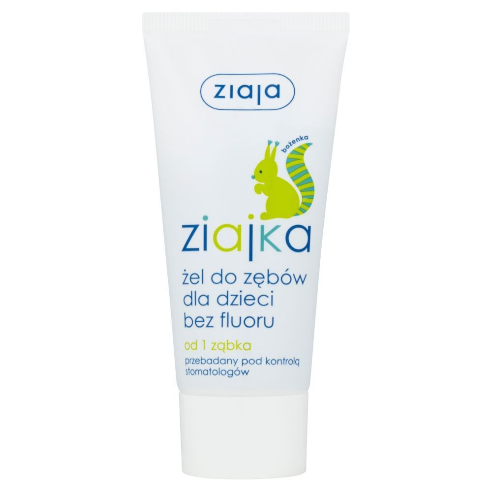 Ziaja, Ziajka, żel do zęb&oacute;w dla dzieci bez fluoru, 50 ml