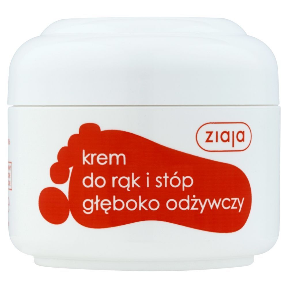 Ziaja Stopy, krem do rąk i st&oacute;p głęboko odżywczy, 50 ml