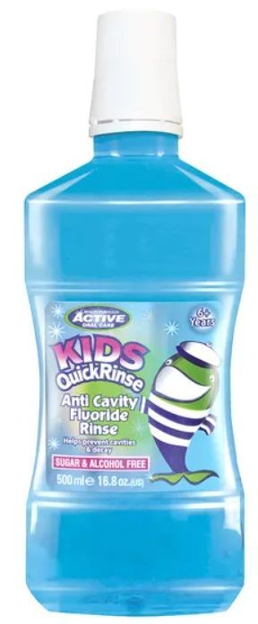 Active Kids Quick, płyn do płukania jamy ustnej, fluor, 500 ml