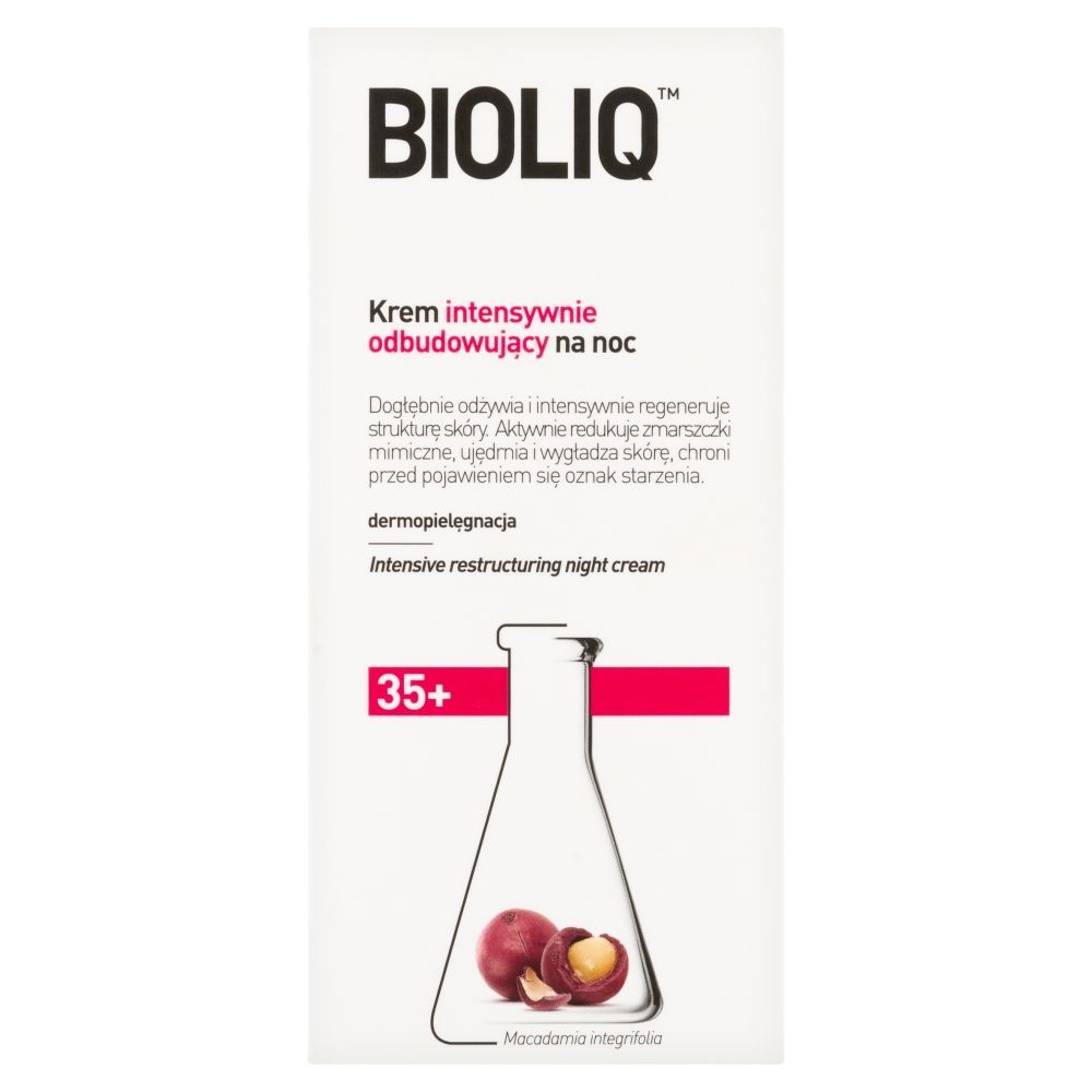 Bioliq 35+, krem intensywnie odbudowujący na noc, 50 ml
