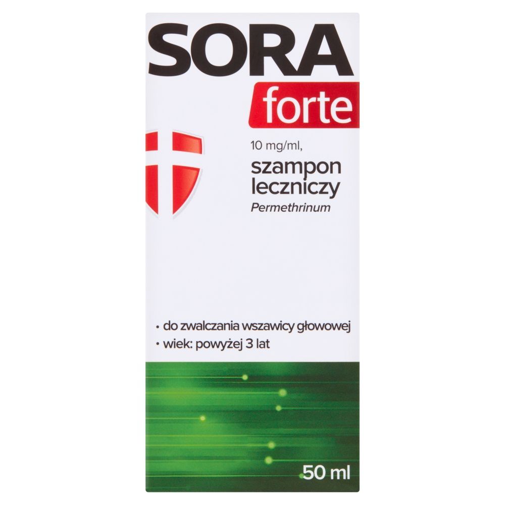 Sora Forte, 1%, (10 mg/ml), szampon leczniczy, 50 ml