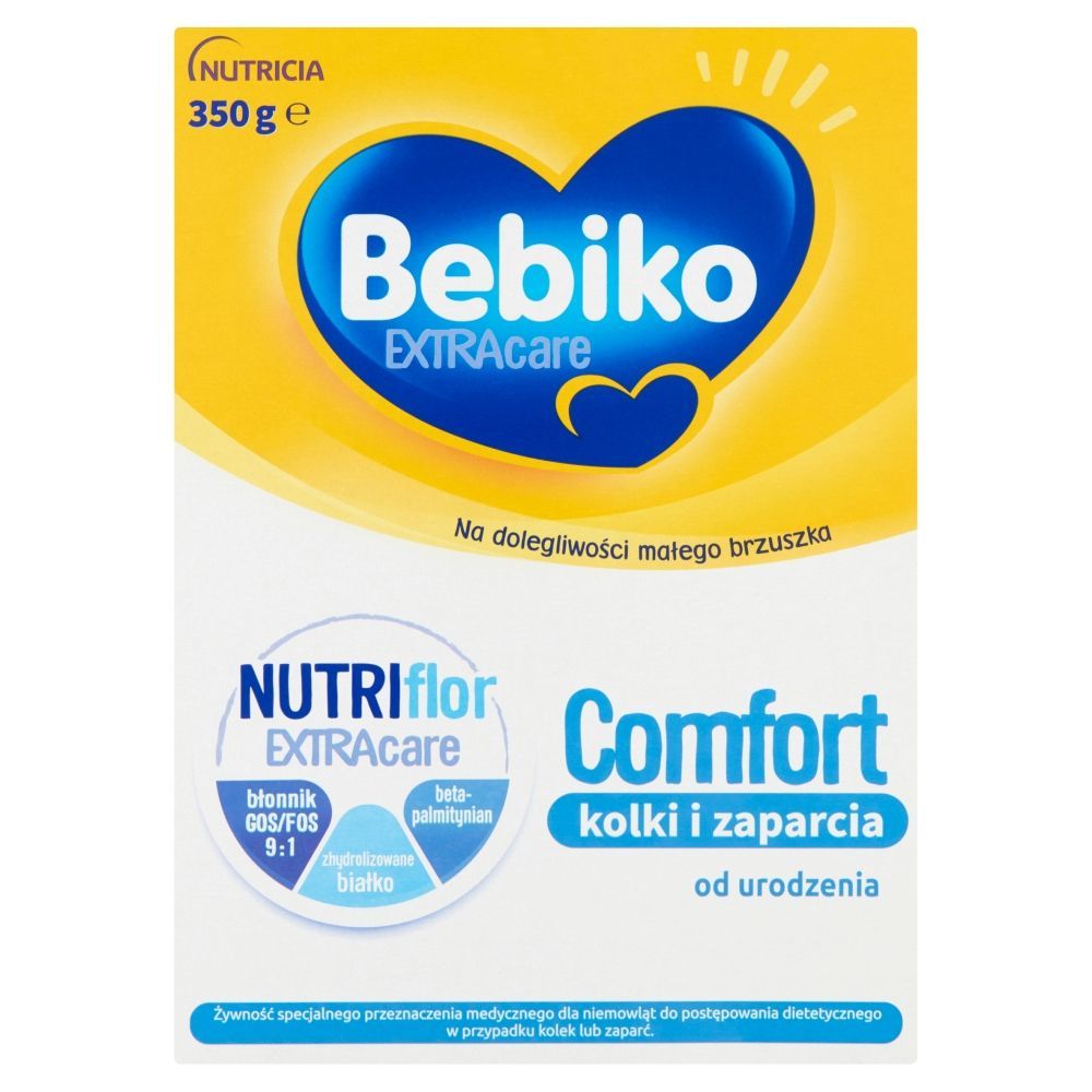 Bebiko Comfort Nutriflor Extracare, żywność specjalnego przeznaczenia dla niemowląt od urodzenia, 350 g