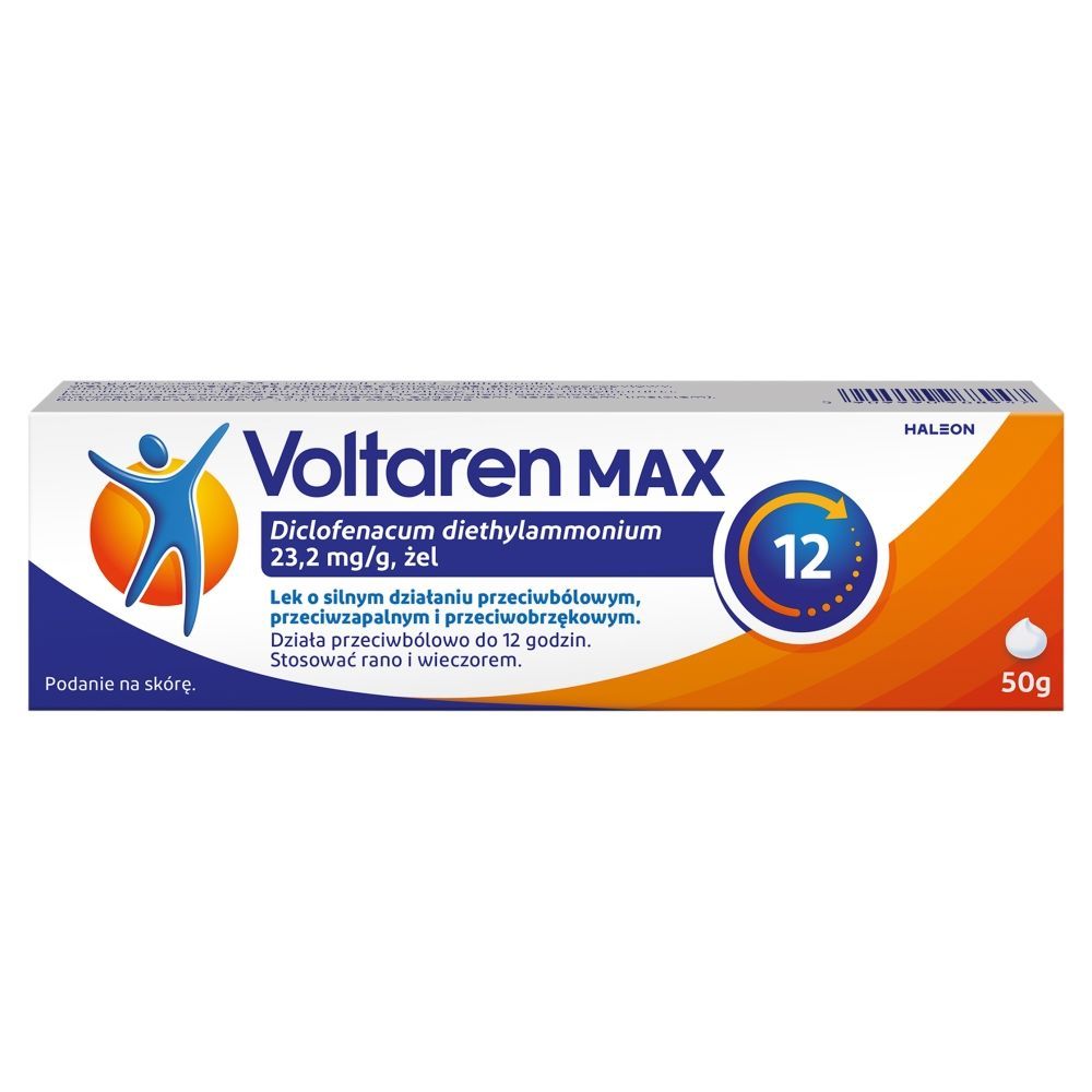 Voltaren Max, 23,2 mg/g, żel, 50 g