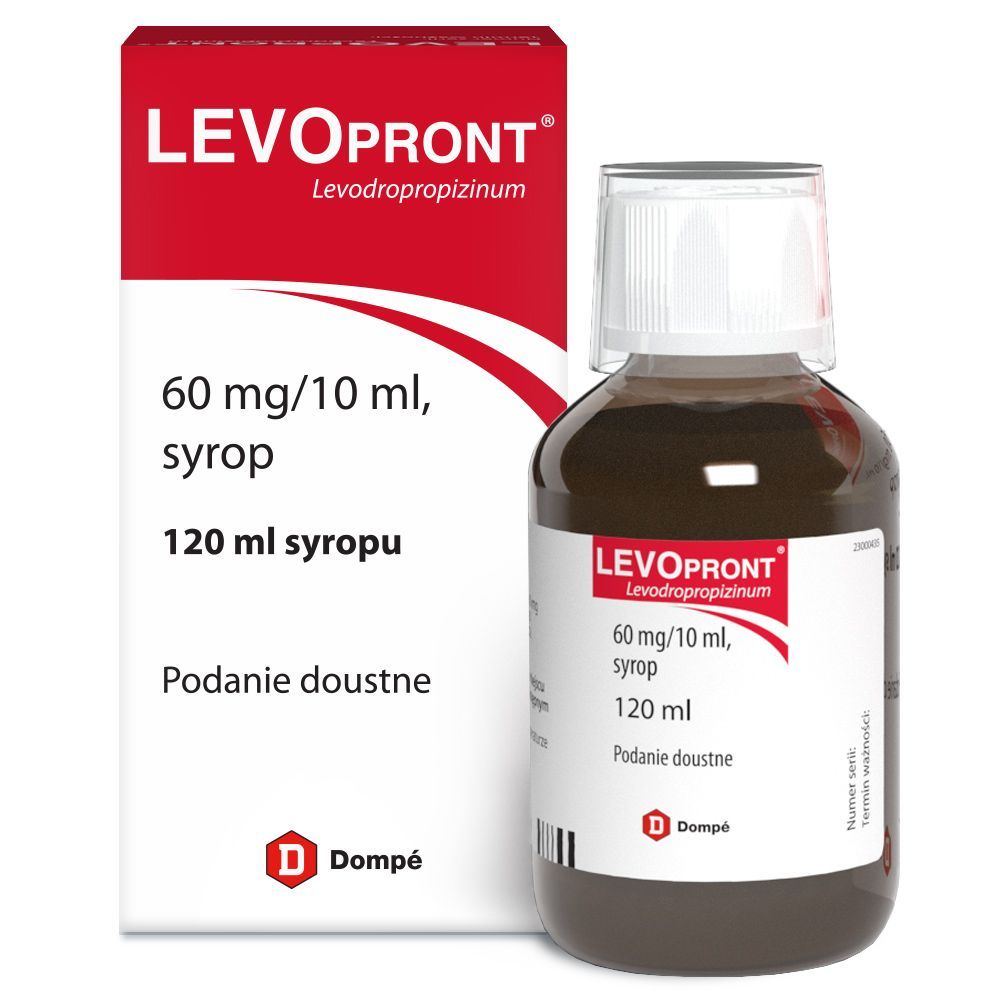 LEVOPRONT, 60 mg/10 ml, syrop, 120 ml