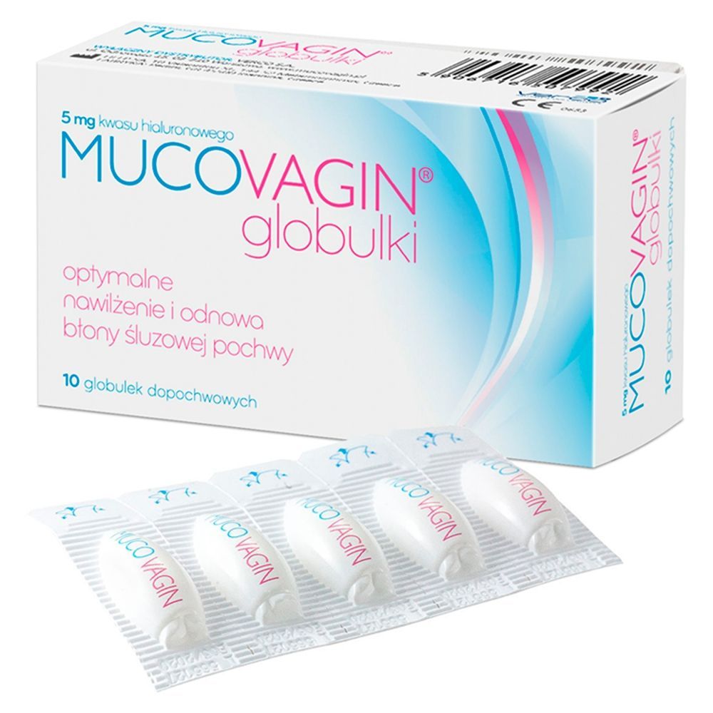 Mucovagin, globulki dopochwowe, 10 szt.