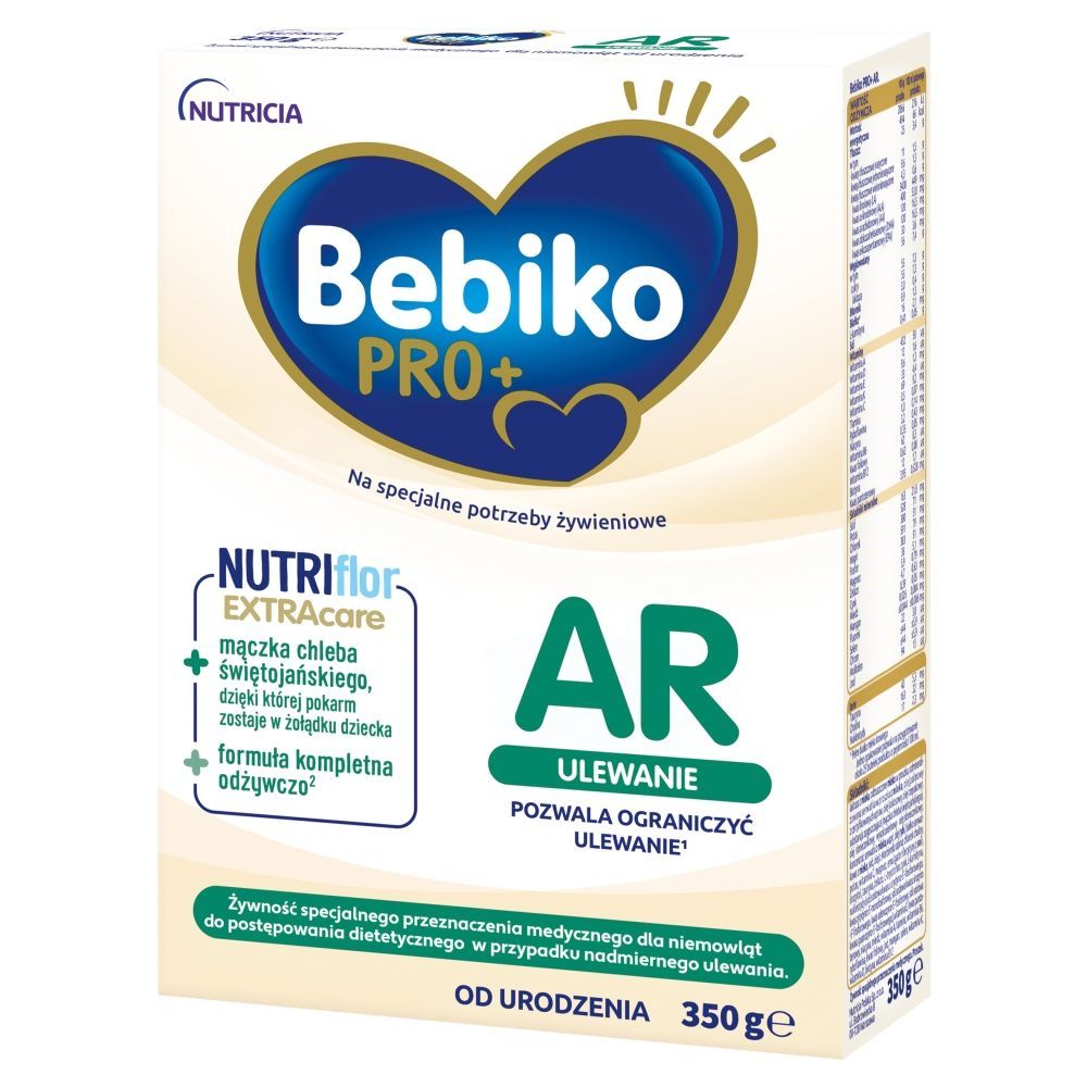 Bebiko Extracare AR, żywność specjalnego przeznaczenia dla niemowląt od urodzenia, 350 g
