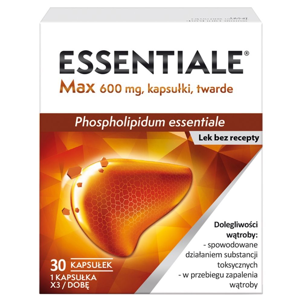 Essentiale Max, 600 mg, kapsułki, 30 szt.