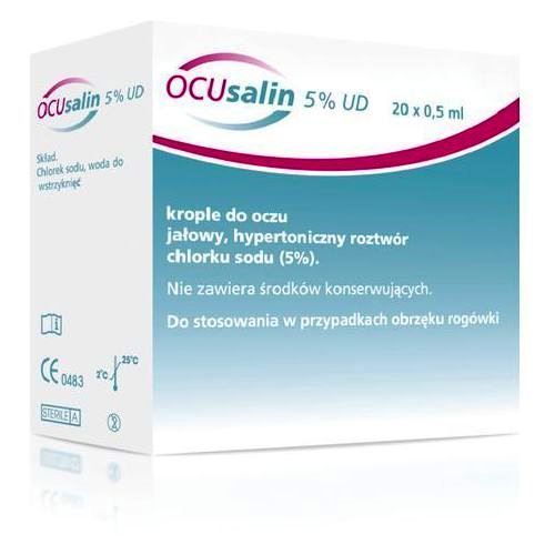 Ocusalin 5% UD, krople do oczu, 0,5 ml x 20 minims&oacute;w