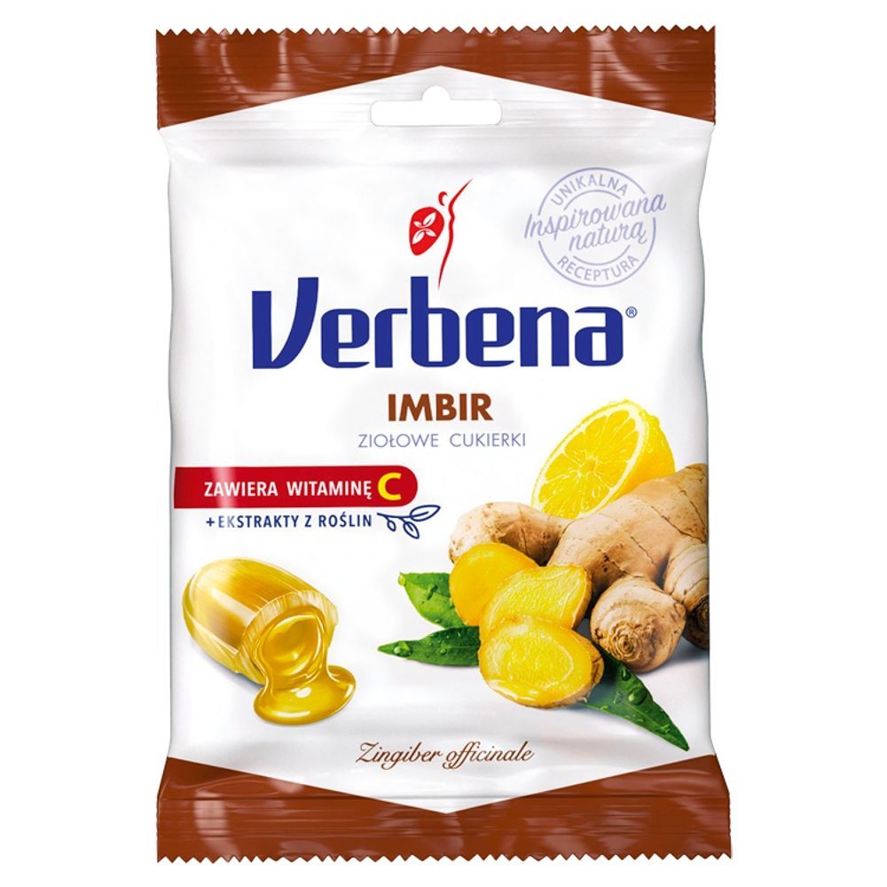 Verbena, cuk.,ziolowe, imbir, 60 g