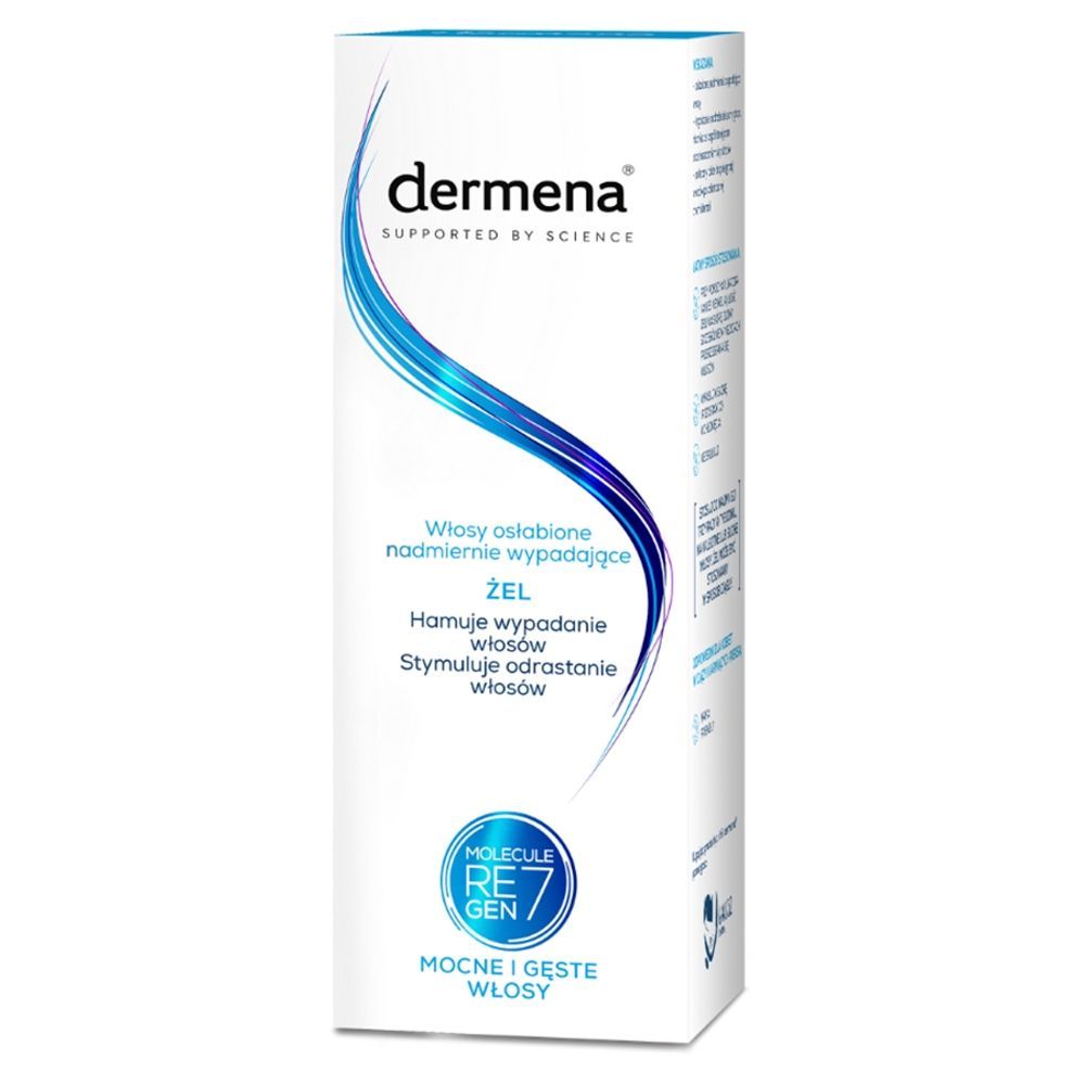 Dermena Hair Care, żel hamujący wypadanie włos&oacute;w, 150 ml (butelka + dozownik)