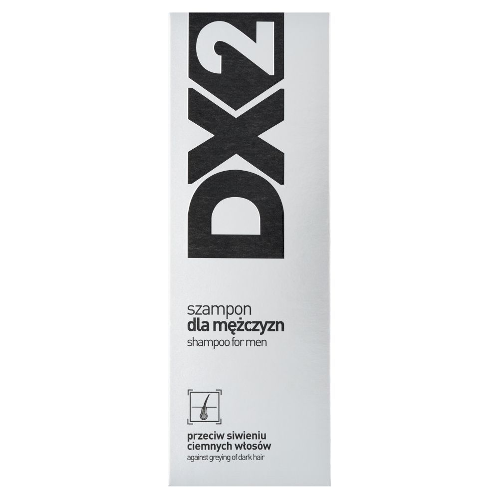 DX2, szampon dla mężczyzn przeciw siwieniu ciemnych włos&oacute;w, 150 ml