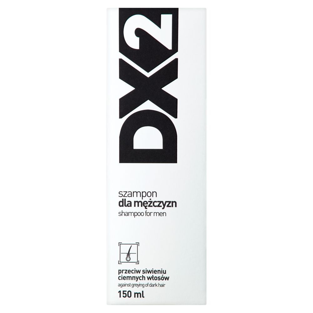 DX2, szampon dla mężczyzn przeciw siwieniu ciemnych włos&oacute;w, 150 ml