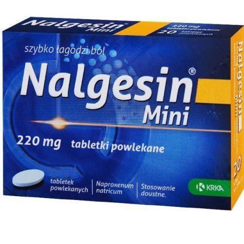 Nalgesin Mini, 220 mg, tabletki powlekane, 10 sztuk