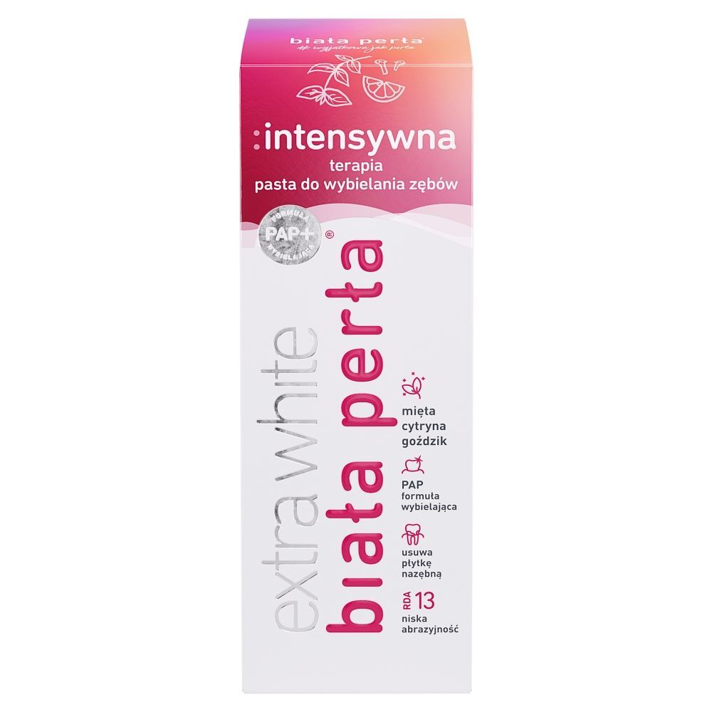 Biała Perła, Intensywna Terapia, pasta do zęb&oacute;w, 75 ml