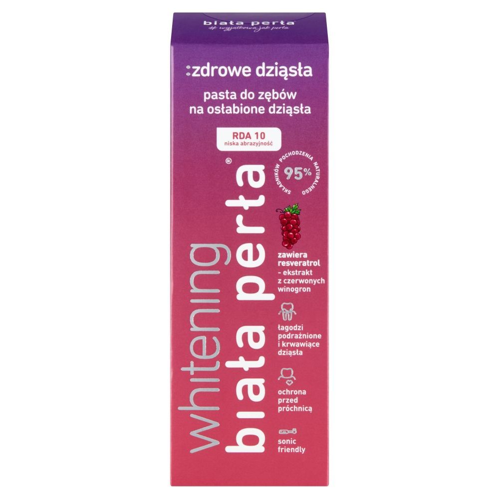 Biała Perła Whitening, zdrowe dziąsła, specjalistyczna pasta do zęb&oacute;w, 75 ml