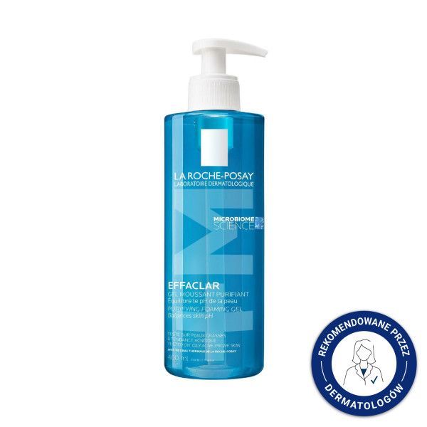 La Roche-Posay Effaclar Foaming Gel, żel oczyszczający dla sk&oacute;ry skłonnej do trądziku, 400 ml