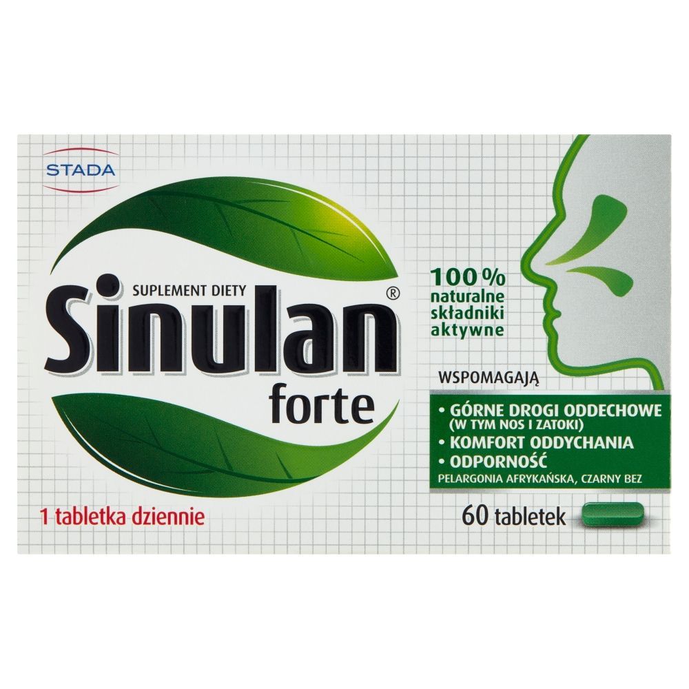 Sinulan Forte, tabletki powlekane, 60 szt.