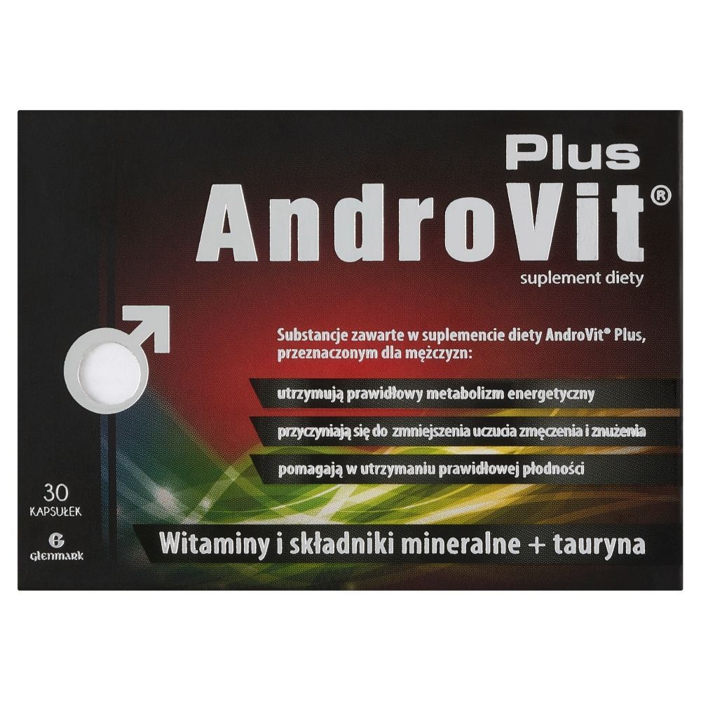 Androvit Plus, kapsułki żelatynowe miękkie, 30 szt.