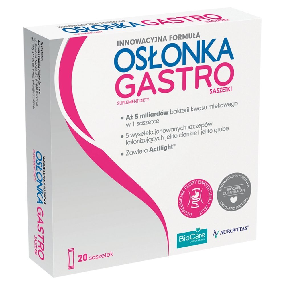 Osłonka Gastro, proszek, saszetki, 20 szt.